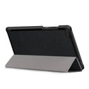 Lenovo Tab E8 TB-8304 Tri-Fold PU Case [Black]