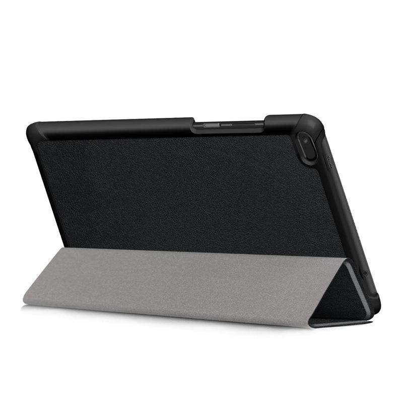 Lenovo Tab E8 TB-8304 Tri-Fold PU Case [Black]