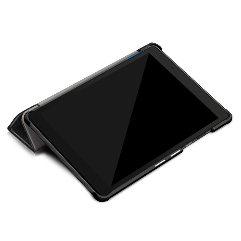 Lenovo Tab E8 TB-8304 Tri-Fold PU Case [Black]