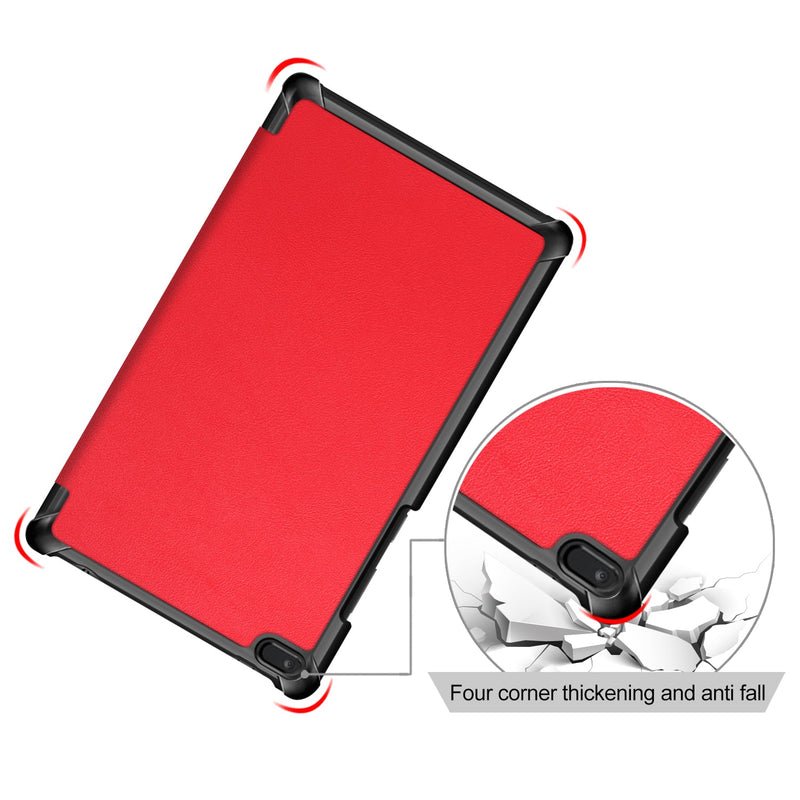 Lenovo Tab E8 TB-8304 Tri-Fold PU Case [Red]