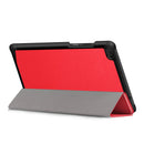 Lenovo Tab E8 TB-8304 Tri-Fold PU Case [Red]
