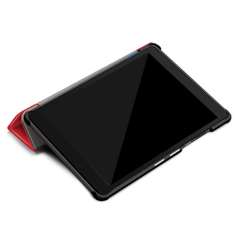 Lenovo Tab E8 TB-8304 Tri-Fold PU Case [Red]