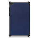 Lenovo Tab E8 TB-8304 Tri-Fold PU Case [Dark Blue]