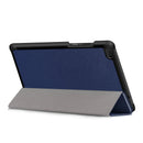 Lenovo Tab E8 TB-8304 Tri-Fold PU Case [Dark Blue]
