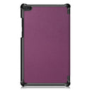 Lenovo Tab E8 TB-8304 Tri-Fold PU Case [Purple]
