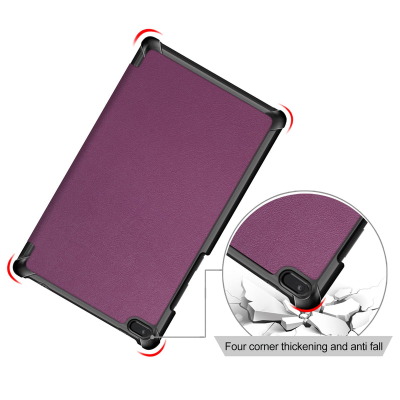 Lenovo Tab E8 TB-8304 Tri-Fold PU Case [Purple]