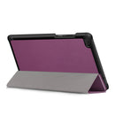 Lenovo Tab E8 TB-8304 Tri-Fold PU Case [Purple]