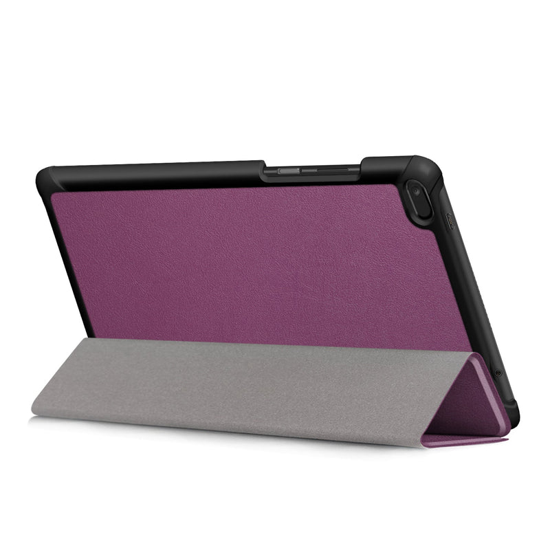 Lenovo Tab E8 TB-8304 Tri-Fold PU Case [Purple]