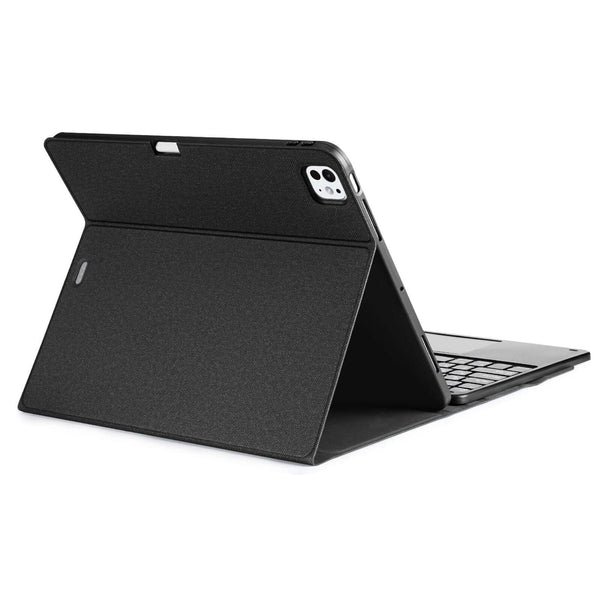 iPad Pro 13 2024 Bluetooth Keyboard with Foldable Stand Case