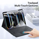iPad Pro 13 2024 Bluetooth Keyboard with Foldable Stand Case