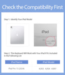 iPad Pro 13 2024 Bluetooth Keyboard with Foldable Stand Case