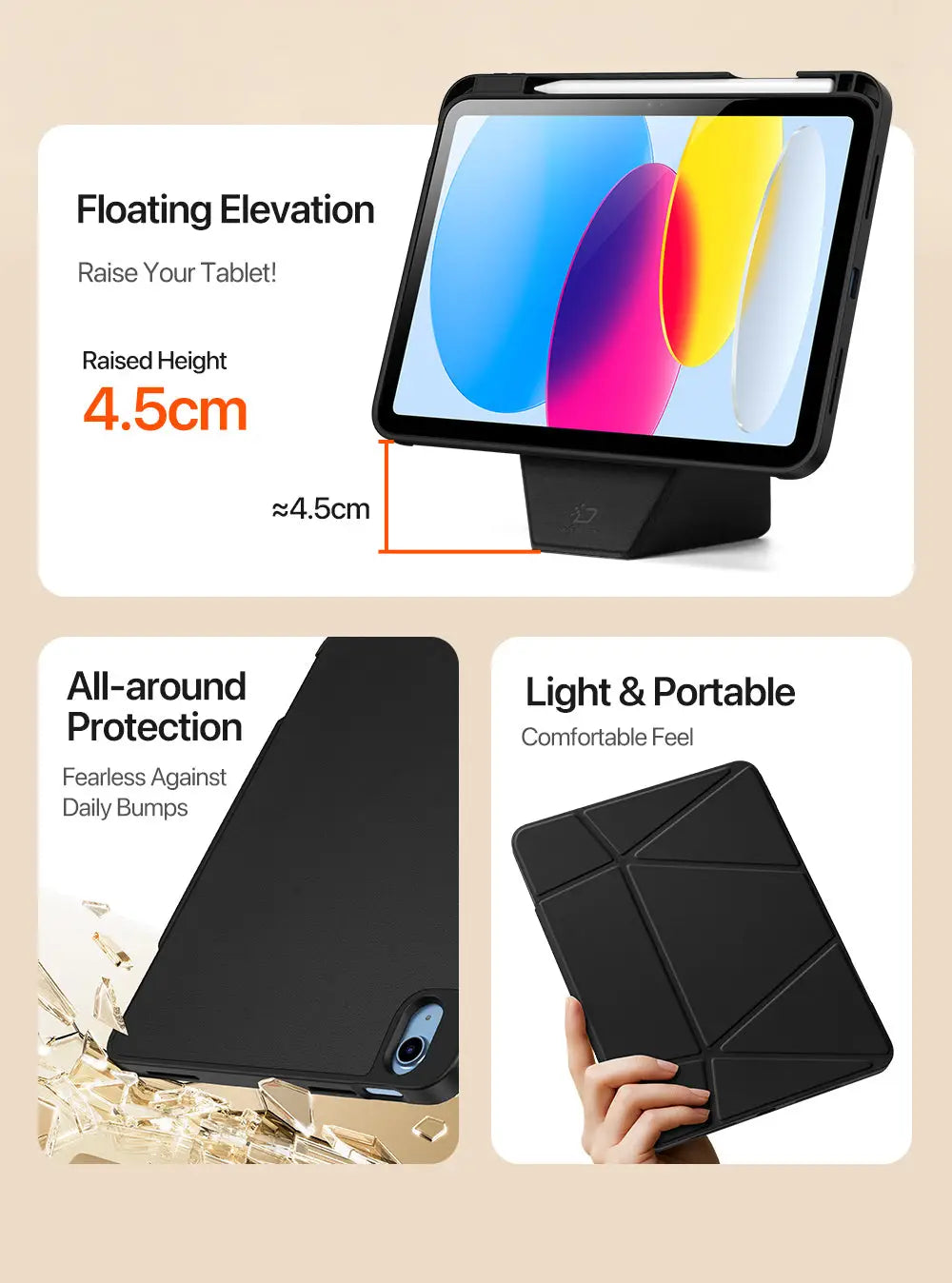 iPad 10 10th / 11 A16 (2025) Protective Case Cover