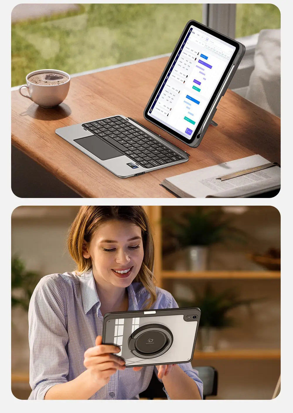 iPad 10th / A16 (2025) Detachable Keyboard with Touchpad