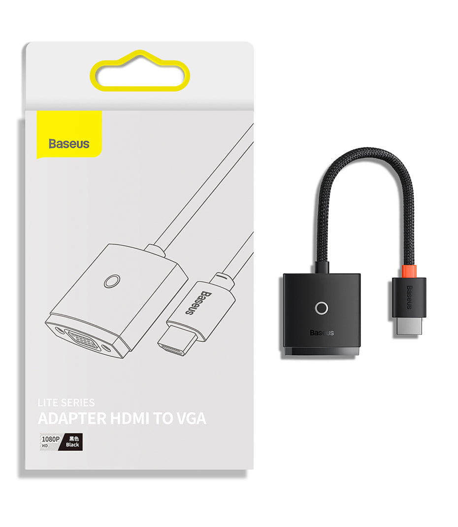 HDMI to VGA Cable Adapter for Laptop Switch PS4 PS5