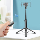 MagSafe Magnetic/Clamp Selfie Stick Tripod with Remote up to 1.5m