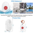 Wireless Caregiver Pager x 2 Call button Pendants