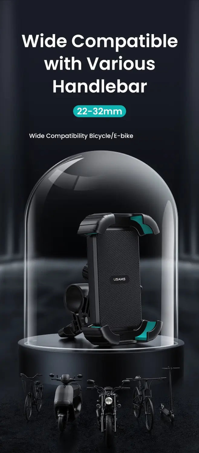 Mobile Phone Holder 360° Rotating Bike Handlebar Mount