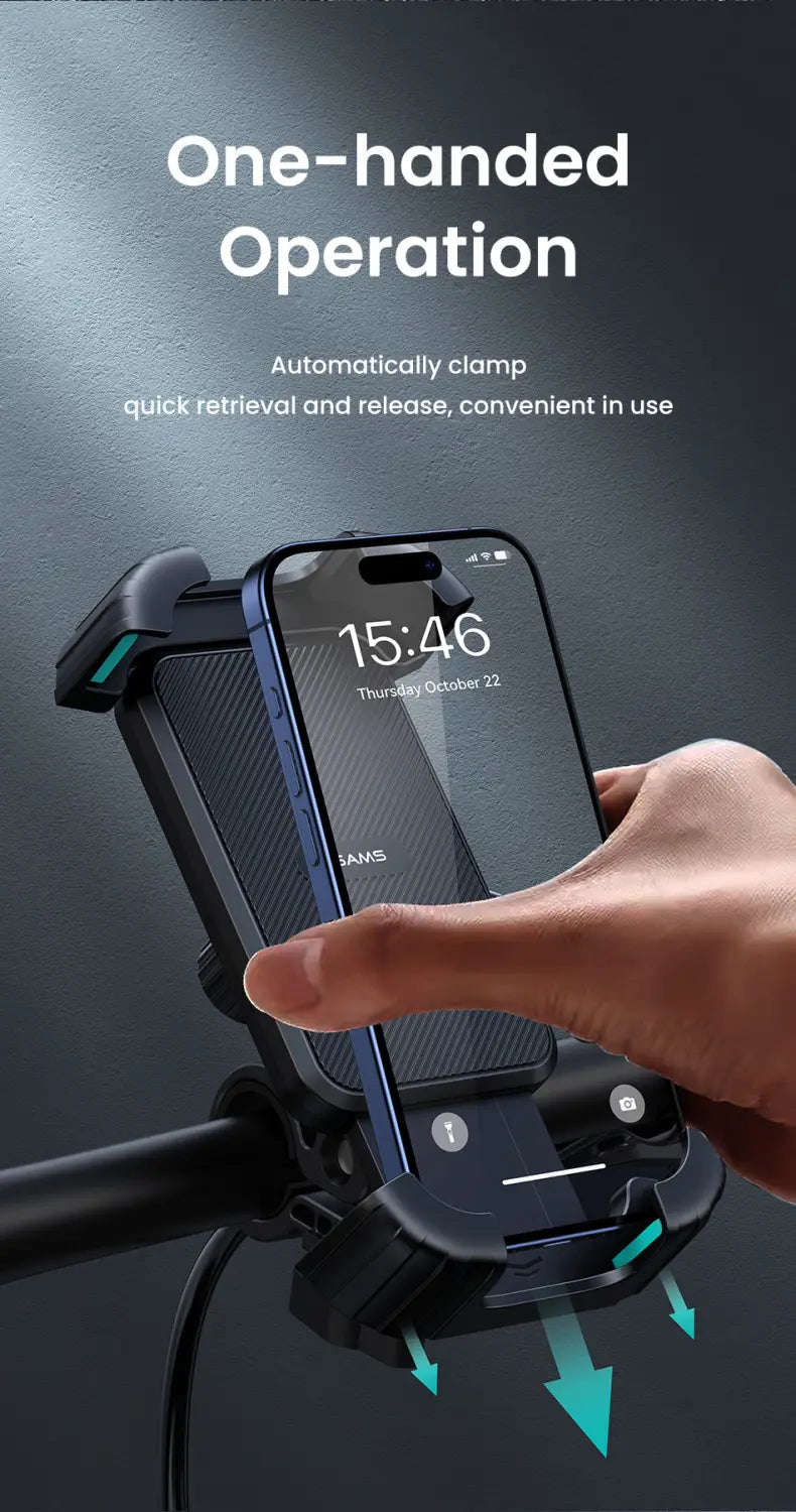Mobile Phone Holder 360° Rotating Bike Handlebar Mount