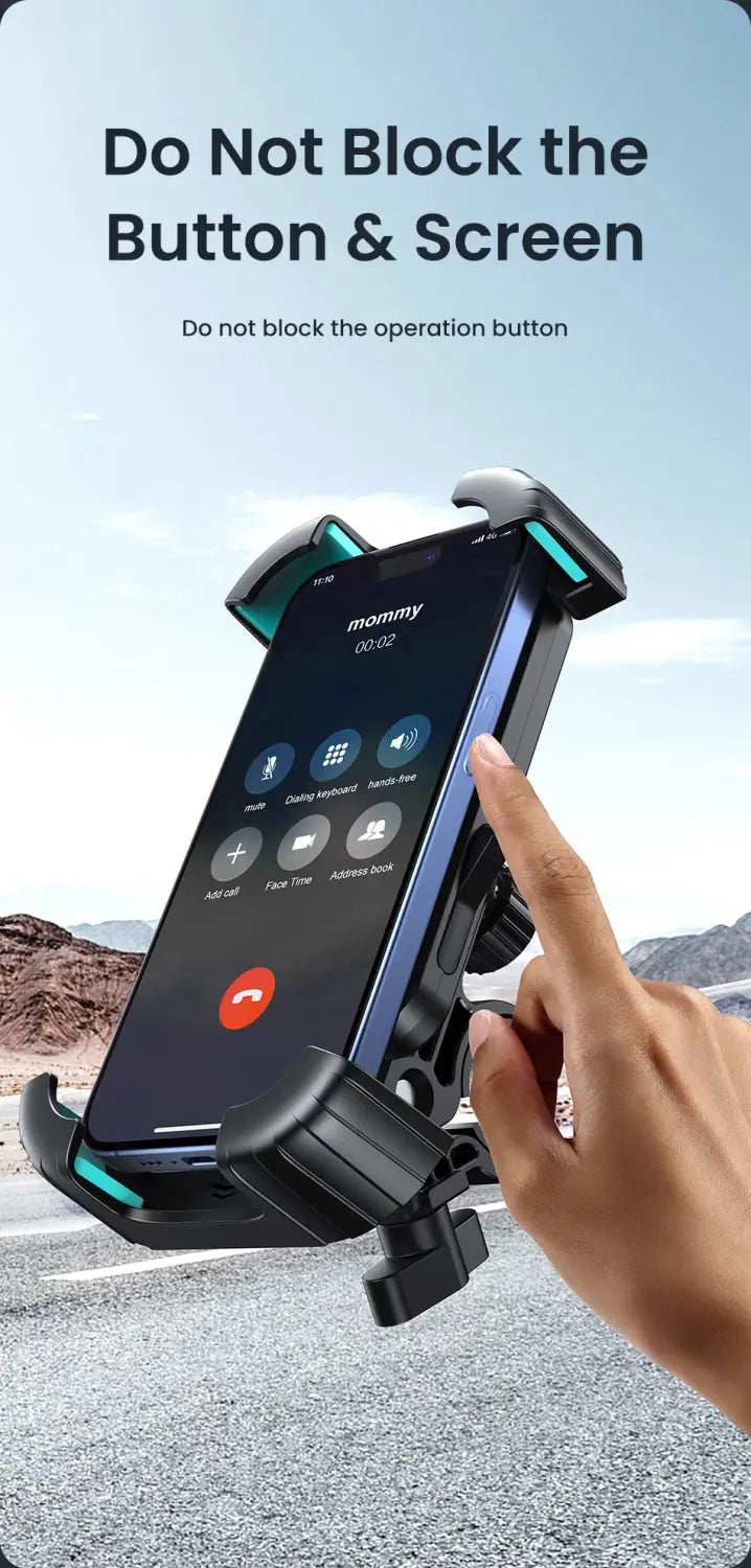 Mobile Phone Holder 360° Rotating Bike Handlebar Mount