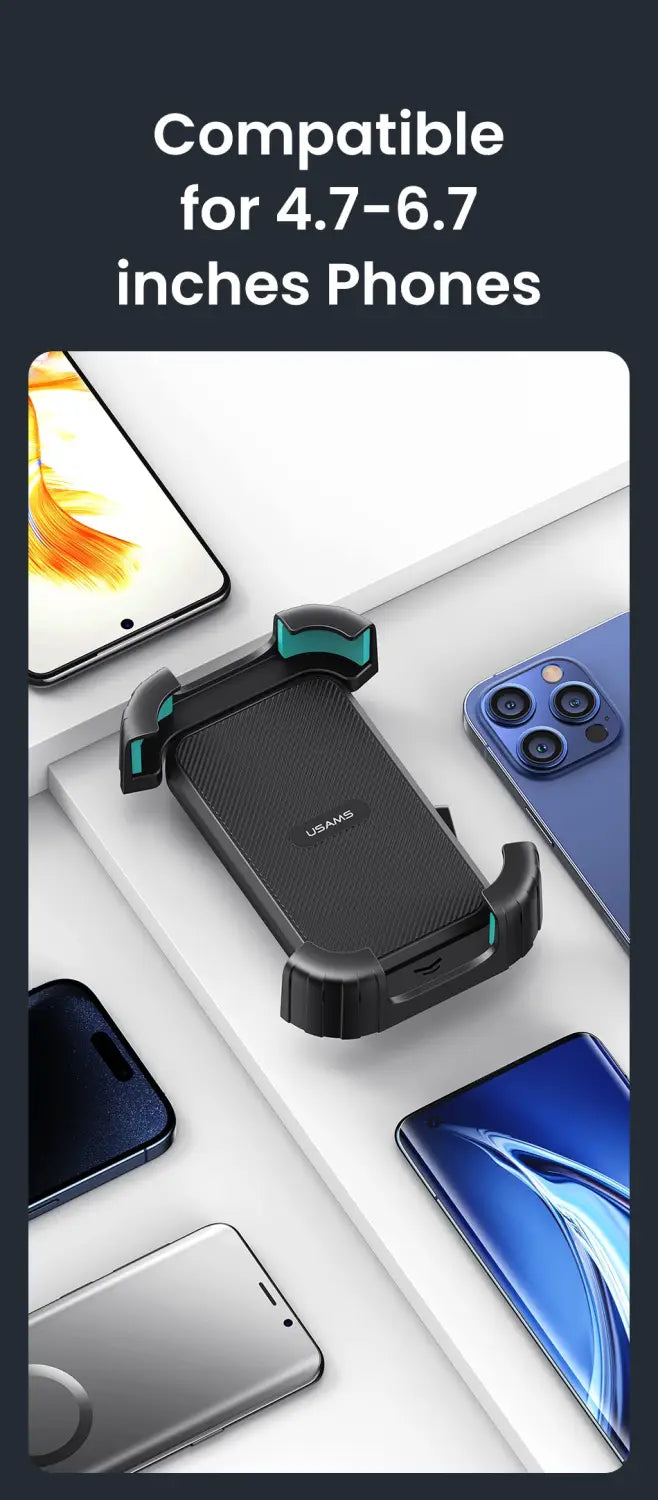 Mobile Phone Holder 360° Rotating Bike Handlebar Mount