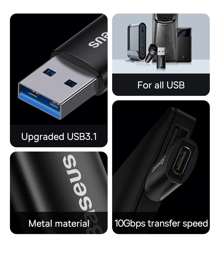 USB 3.1 To USB-C / Type-C Female Charging Data Converter