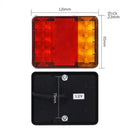 A Pair 12V 24V LED Trailer Truck Tail Lights 2