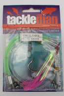 Cod Flasher Rig  6/0 LongShank - Yellow