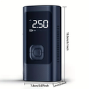 Portable Car Tyre Inflator Cordless Digital Air Compressor Rechargeable Air Pump