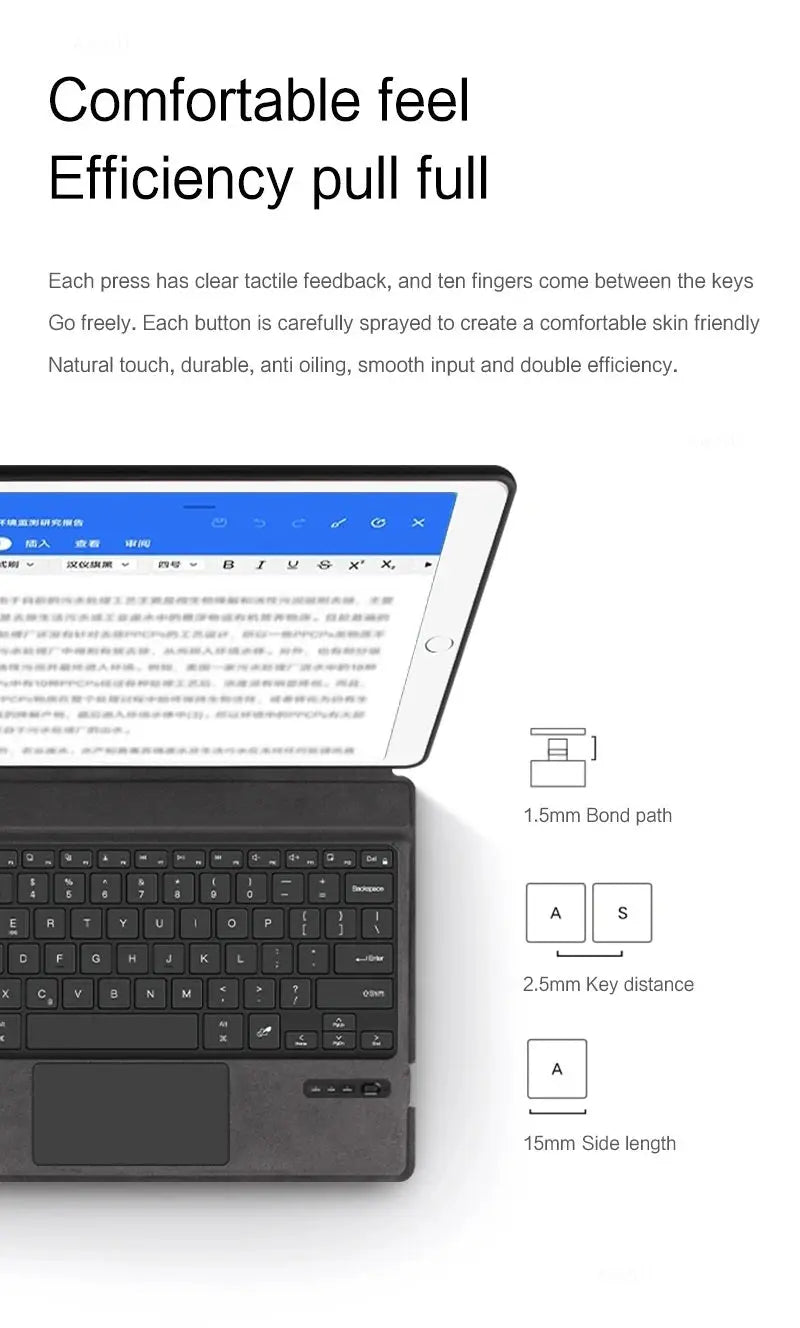 iPad Pro 12.9 2017 / 2015 Touchpad Bluetooth keyboard