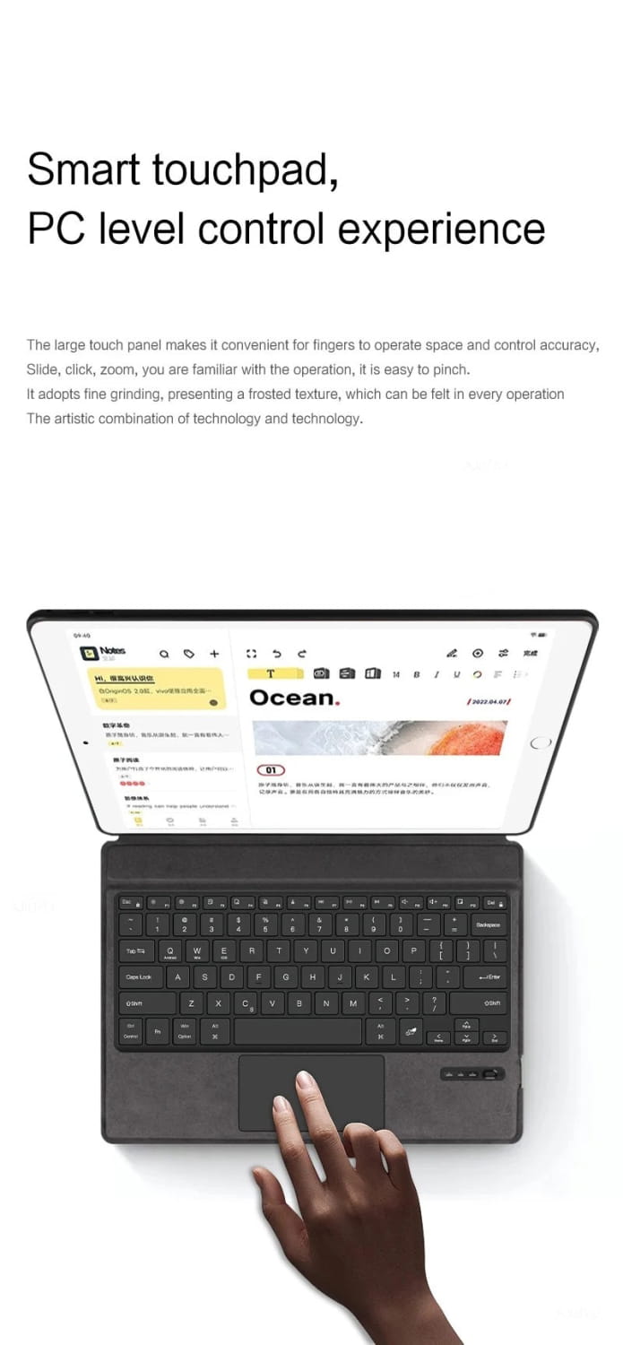 iPad Pro 12.9 2017 / 2015 Touchpad Bluetooth keyboard