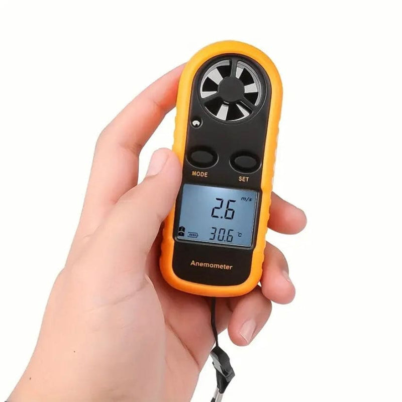 Anemometer Wind Speed & Air Temperature Meter Tools & Kits