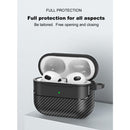Apple AirPods 3 Carbon Firbre Case with Carabiner - Black 6