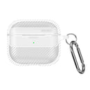 Apple AirPods 3 Carbon Firbre Case with Carabiner - Frosted