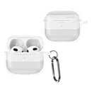 Apple AirPods 3 Carbon Firbre Case with Carabiner - Frosted