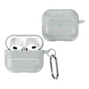 Apple AirPods 3 Carbon Firbre Case with Carabiner - Grey 1