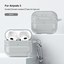 Apple AirPods 3 Carbon Firbre Case with Carabiner - Grey 3