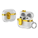Apple AirPods 3 Clear Lock TPU Protective Case with Metal