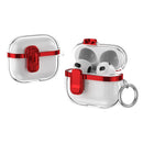 Apple AirPods 3 Clear Lock TPU Protective Case with Metal