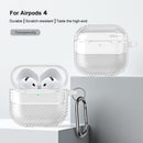 Apple AirPods 4 Carbon Firbre Case with Carabiner - Frosted