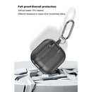 Apple AirPods 4 Carbon Firbre Case with Carabiner - Frosted