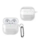 Apple AirPods 4 Carbon Firbre Case with Carabiner - Frosted