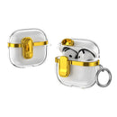 Apple AirPods 4 Clear Lock TPU Protective Case with Metal