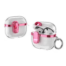 Apple AirPods 4 Clear Lock TPU Protective Case with Metal