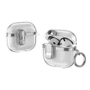 Apple AirPods 4 Clear Lock TPU Protective Case with Metal