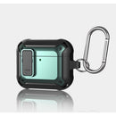 Apple AirPods 4 Rugged Armor Lock Case with Carabiner - Red