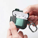 Apple AirPods 4 Rugged Armor Lock Case with Carabiner