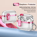 Apple AirPods Pro 3 Clear Lock TPU Protective Case