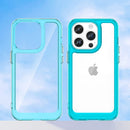 Apple iPhone 14 Pro Max Soft TPU Bumper Case [Clear Blue] 7