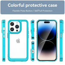Apple iPhone 14 Pro Max Soft TPU Bumper Case [Clear Blue] 8