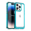 Apple iPhone 14 Pro Max Soft TPU Bumper Case [Clear Blue] 1
